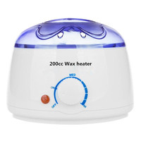 Podgrzewacz do wosku i parafiny 200cc mini podgrzewacz wosku stóp Mini SPA maszyna ręczna do depilacji ciała 1 maszyna + 100g wosk fasoli 10 sztuk naklejki 2